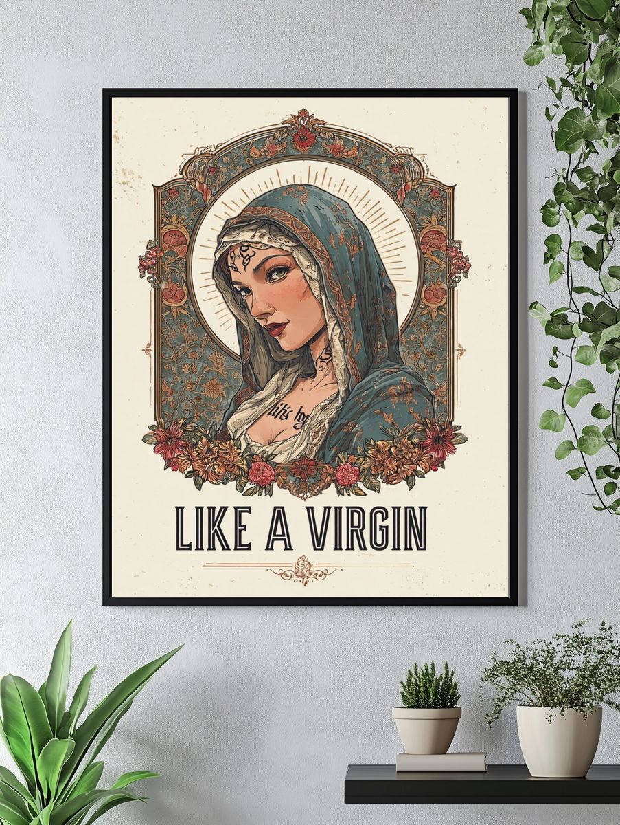 Like a Virgin — Vintage Print. — room view 4