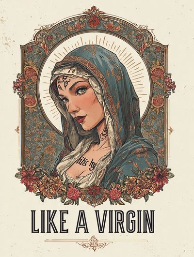Like a Virgin — Vintage Print. poster print