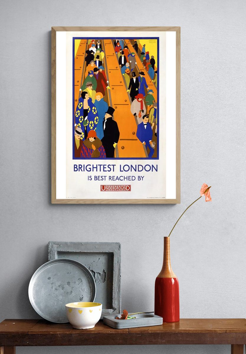 Brightest London — Vintage Print. — room view 3