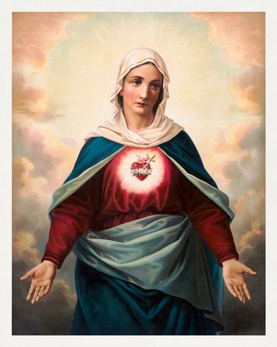 Virgin Mary — Fine Art Print. poster print