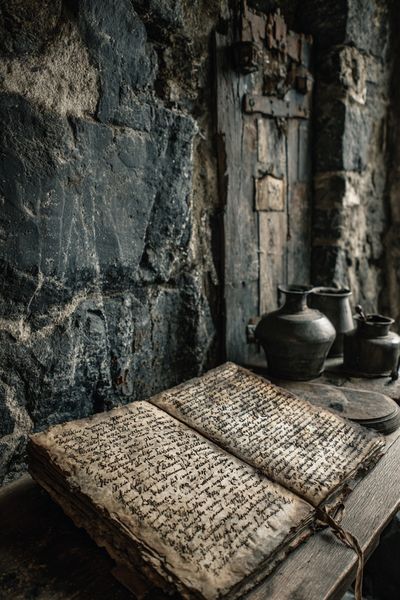 Ancient Manuscript — Vintage Print