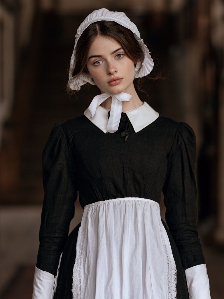 Victorian Maid Portrait Photography Poster. poster — photography art