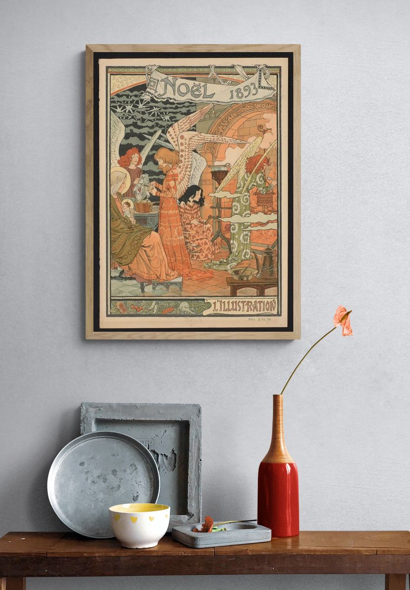 Noël 1893 — Vintage Print. — room view 3