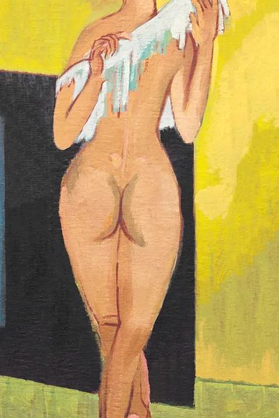 Nude Woman — Vintage Print. poster