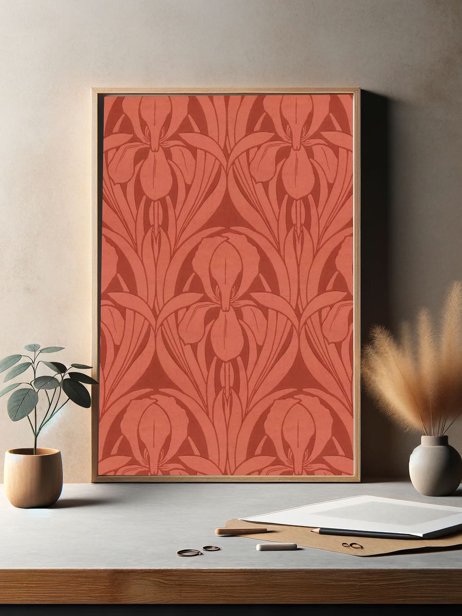Templemore (1875-1899) pattern art background. — room view 2