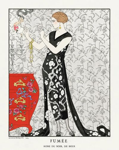 Fumée: Robe du soir, de.