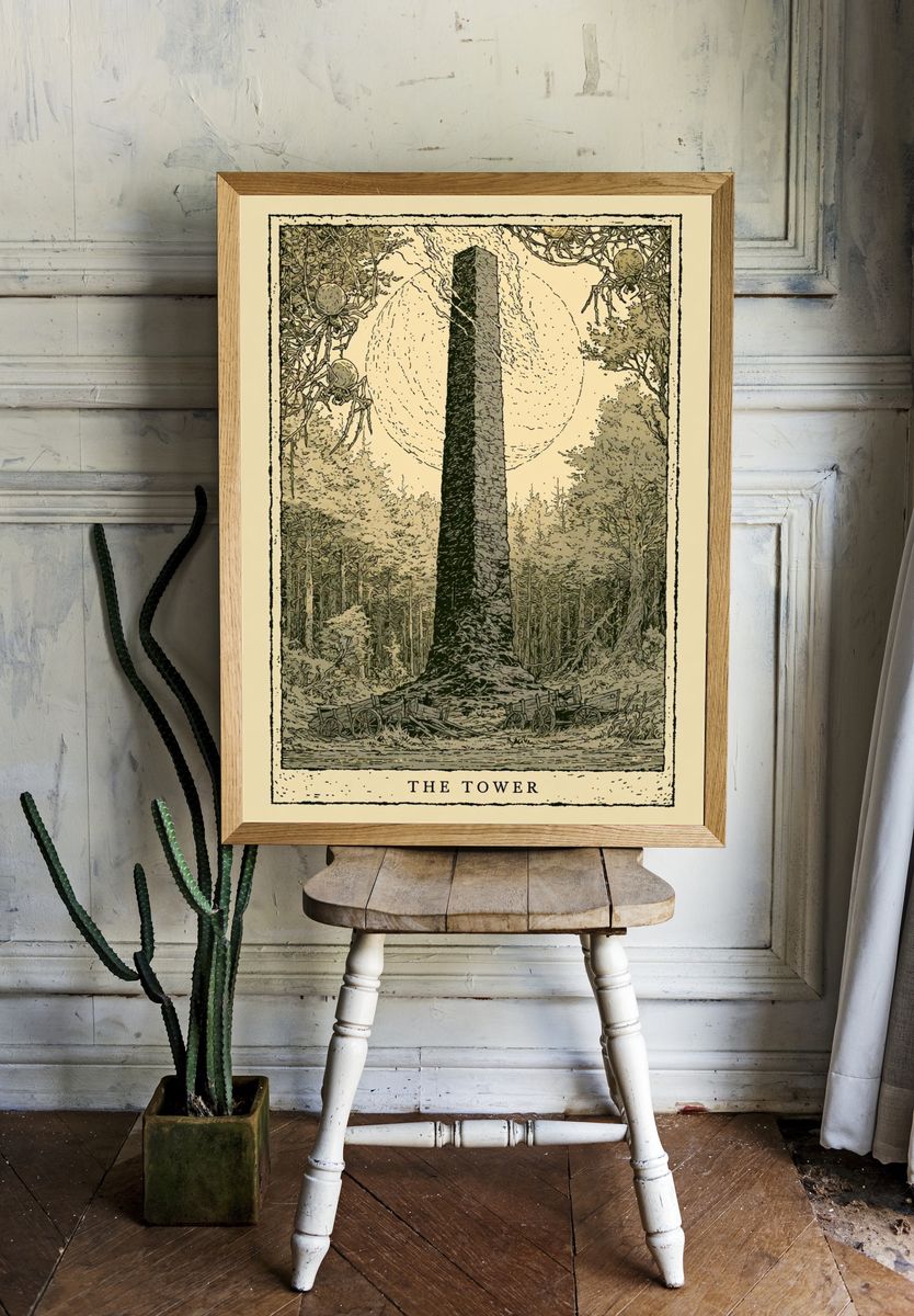 The Tower Tarot Poster. — room view 1