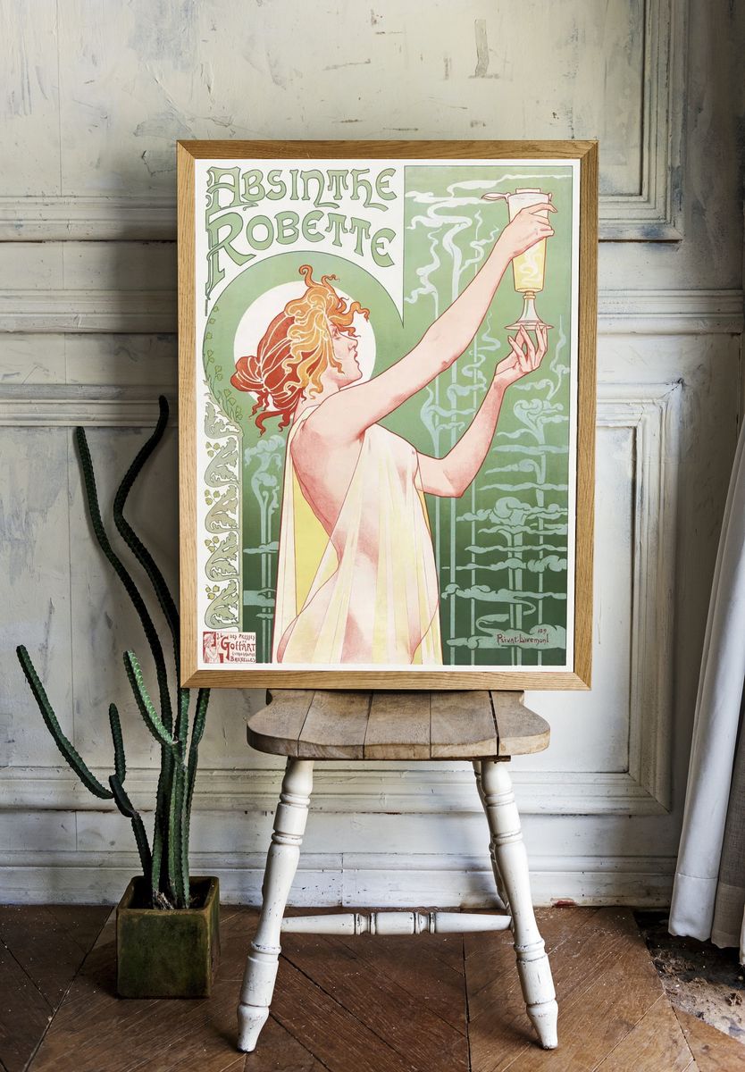 Privat Livemont (1896) chromolithograph Absinthe. — room view 1