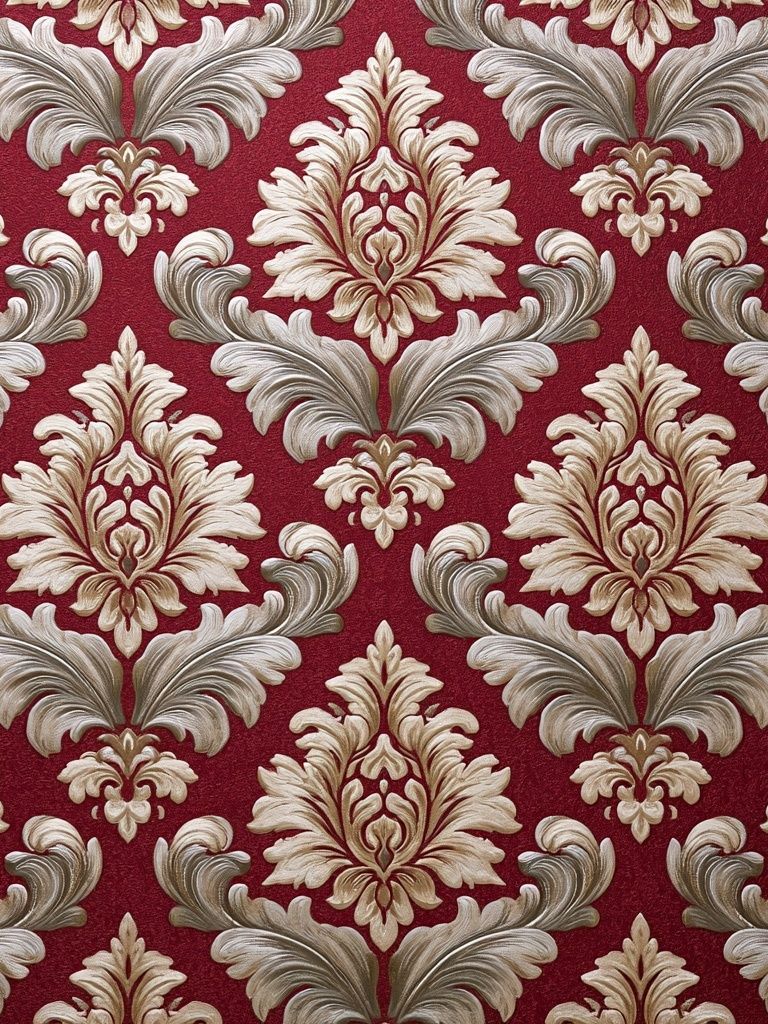 Baroque Damask Pattern Poster. poster — vintage art