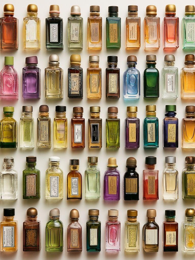 Vintage Perfume Bottles Poster. poster detail