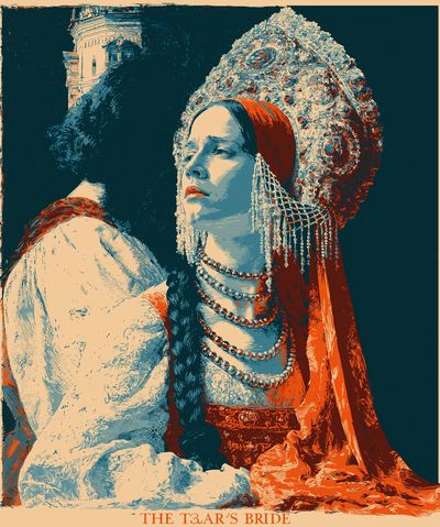The Tsar's Bride Vintage Poster. poster
