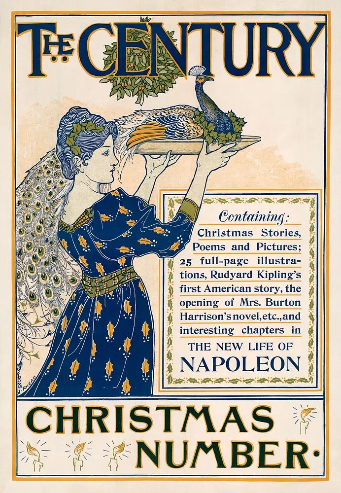 Century containing... new life Napoleon. poster — vintage art