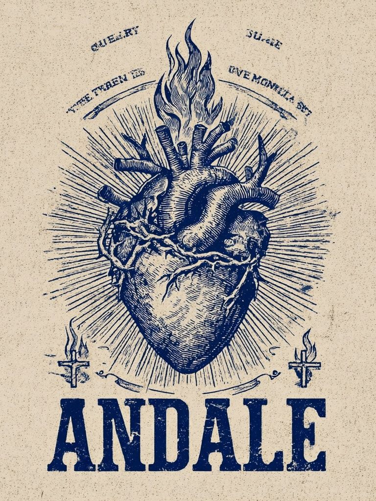 Anatomical Heart Vintage Print. poster — vintage art