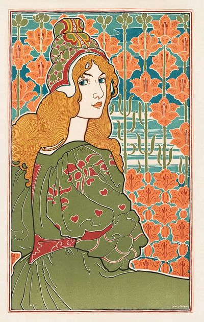 L'Estampe Moderne: Jane (1898) Louis. poster