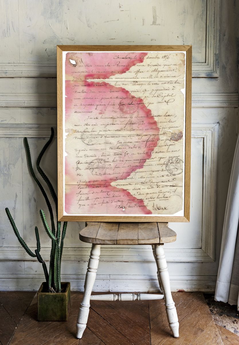 Antique letter. — room view 1