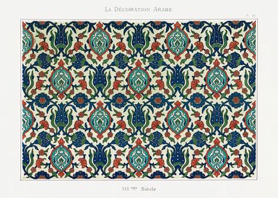 La Decoration Arabe, plate no. poster