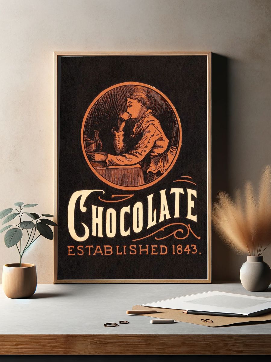 Webb's Chocolate (1843) chromolithograph art. — room view 2