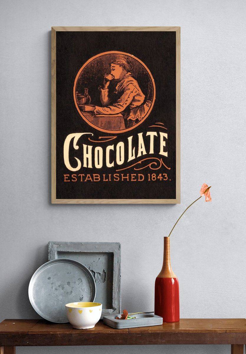 Webb's Chocolate (1843) chromolithograph art. — room view 3