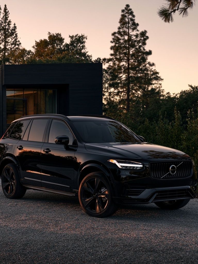Black Volvo SUV Photography Poster. poster detail