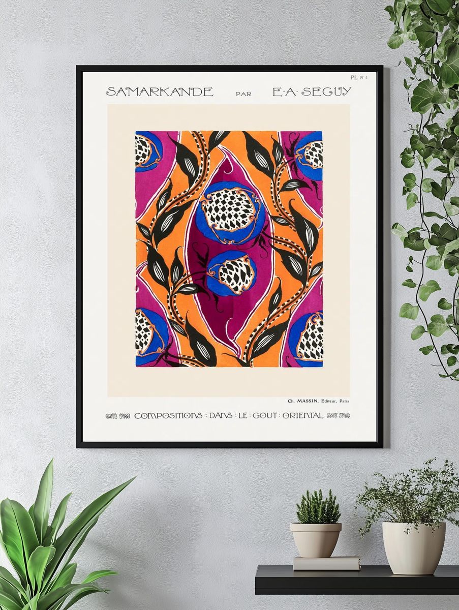 Samarkande — Oriental Print. — room view 4