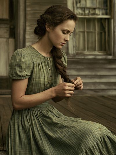 Vintage Portrait of a Braided Woman Poster.