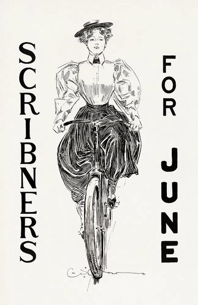 Scribners for June — Vintage Print. poster print