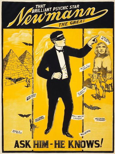 Newmann the Great — Vintage Print. poster print