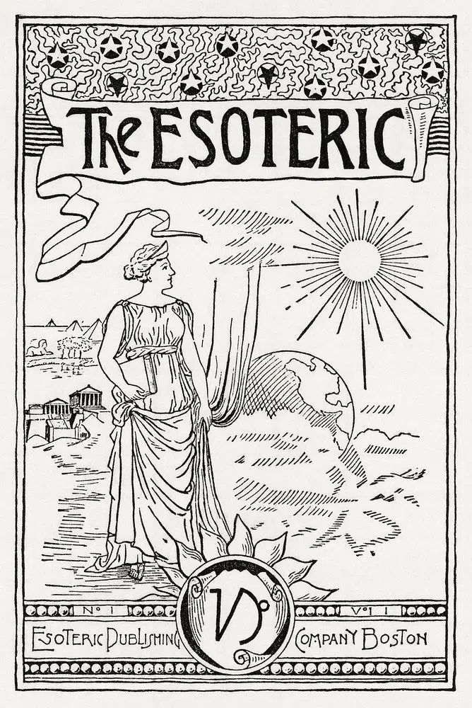 The Esoteric — Vintage Print. poster detail