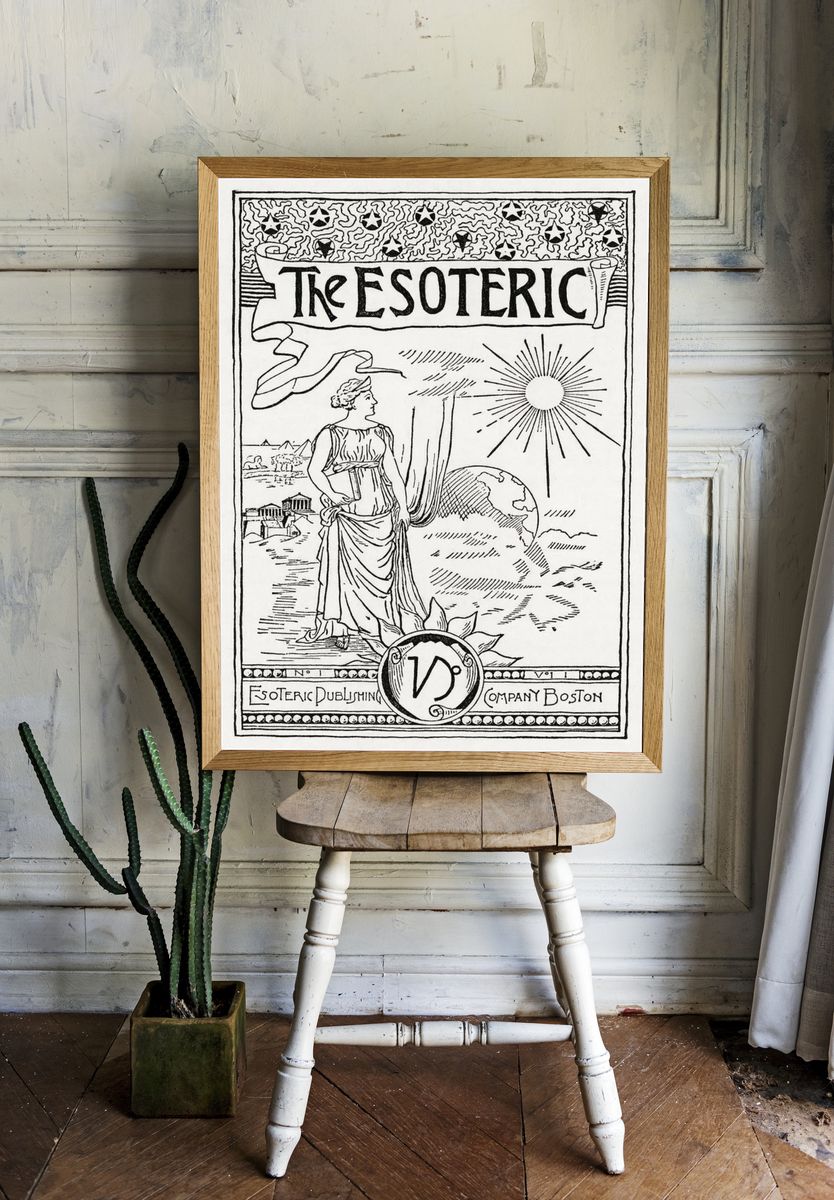 The Esoteric — Vintage Print. — room view 1