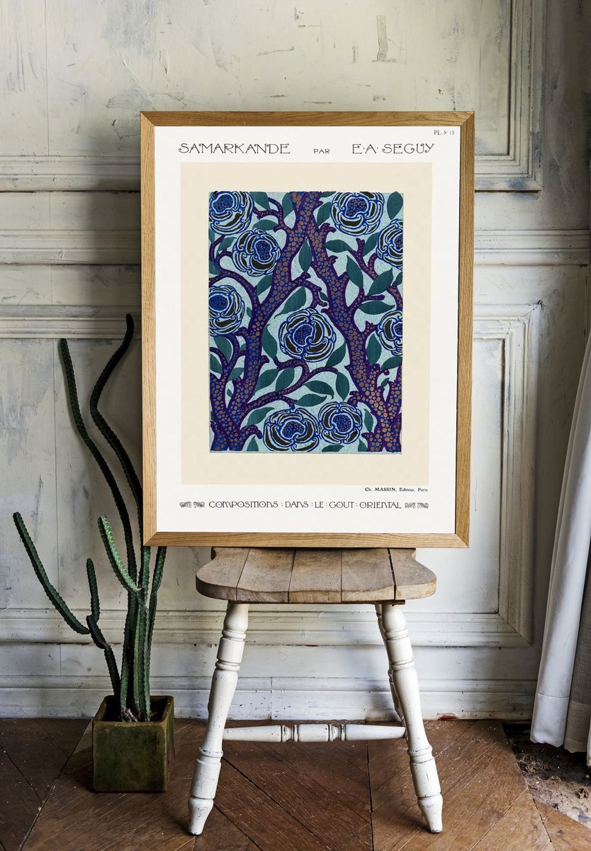 Samarkande — Vintage Print room preview