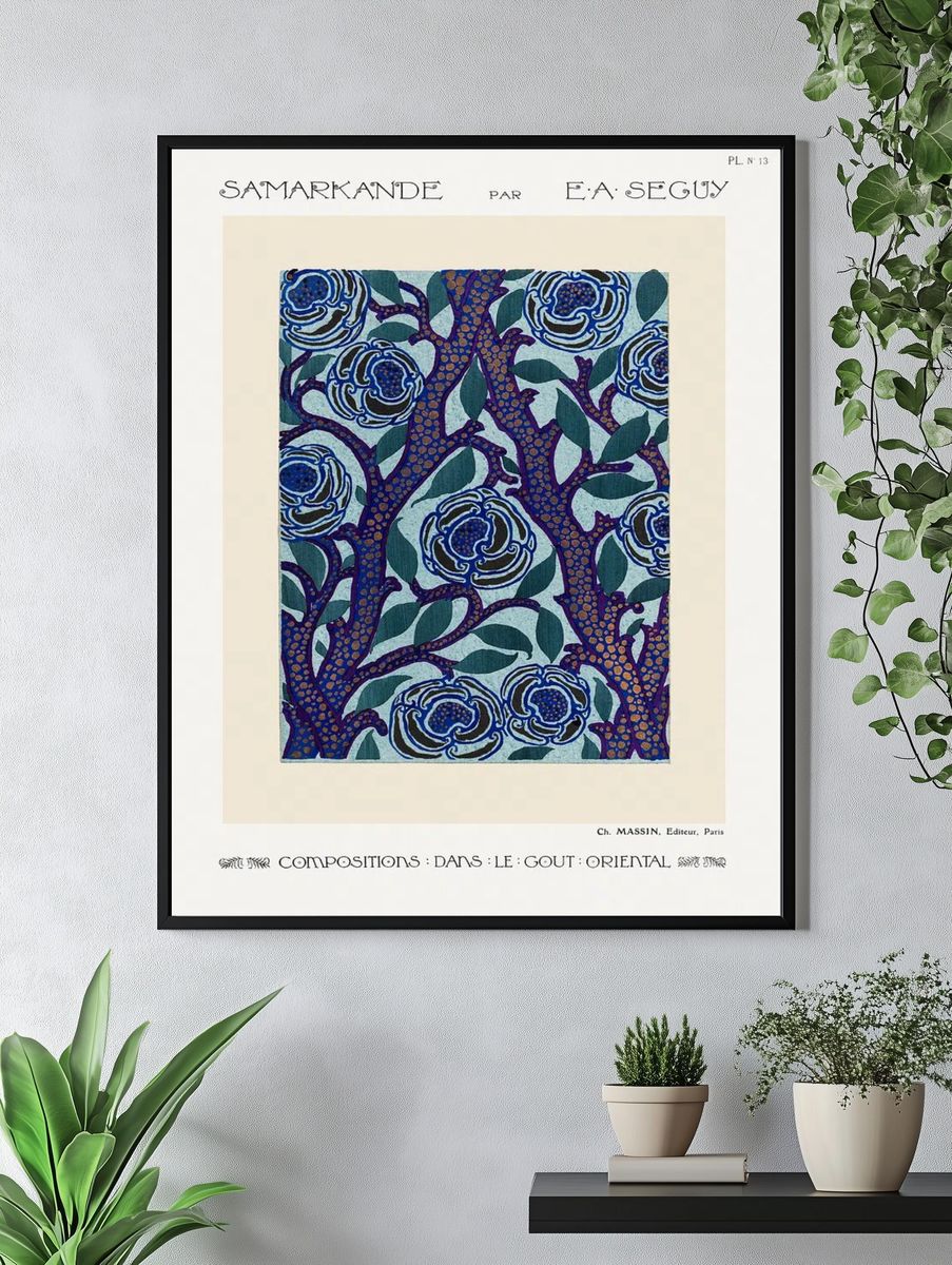 Samarkande — Vintage Print. — room view 4