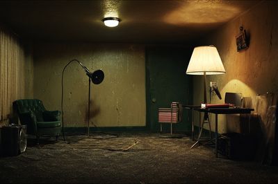 Vintage Room Interior — Photography Print. poster