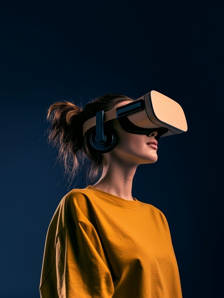 VR Portrait Photography Poster. poster detail