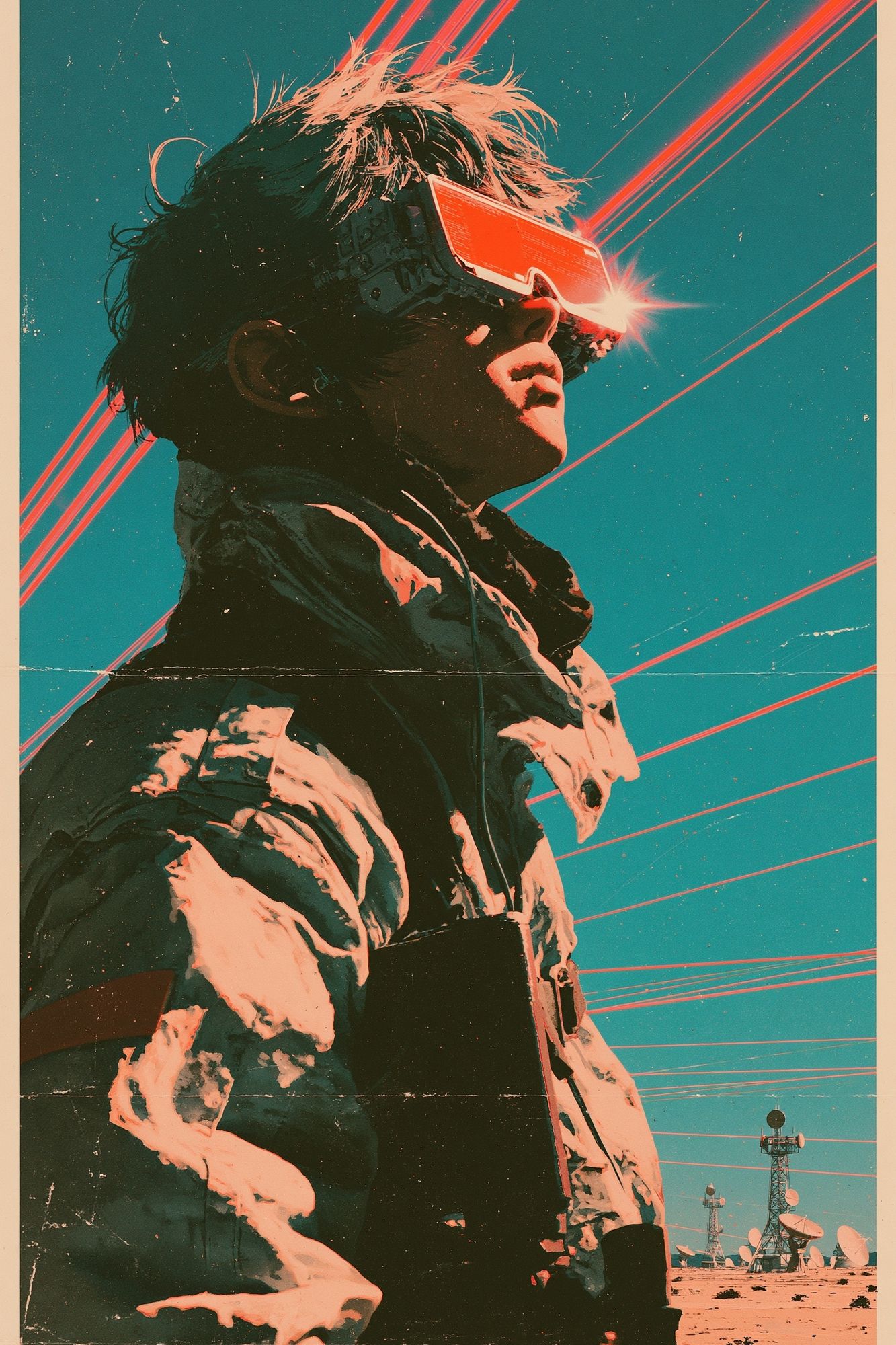 Retro Sci-Fi Visionary Poster. poster — vintage art