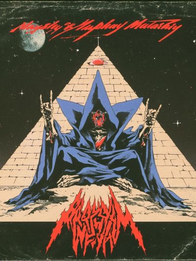 Megalithic Throne — Vintage Print. poster