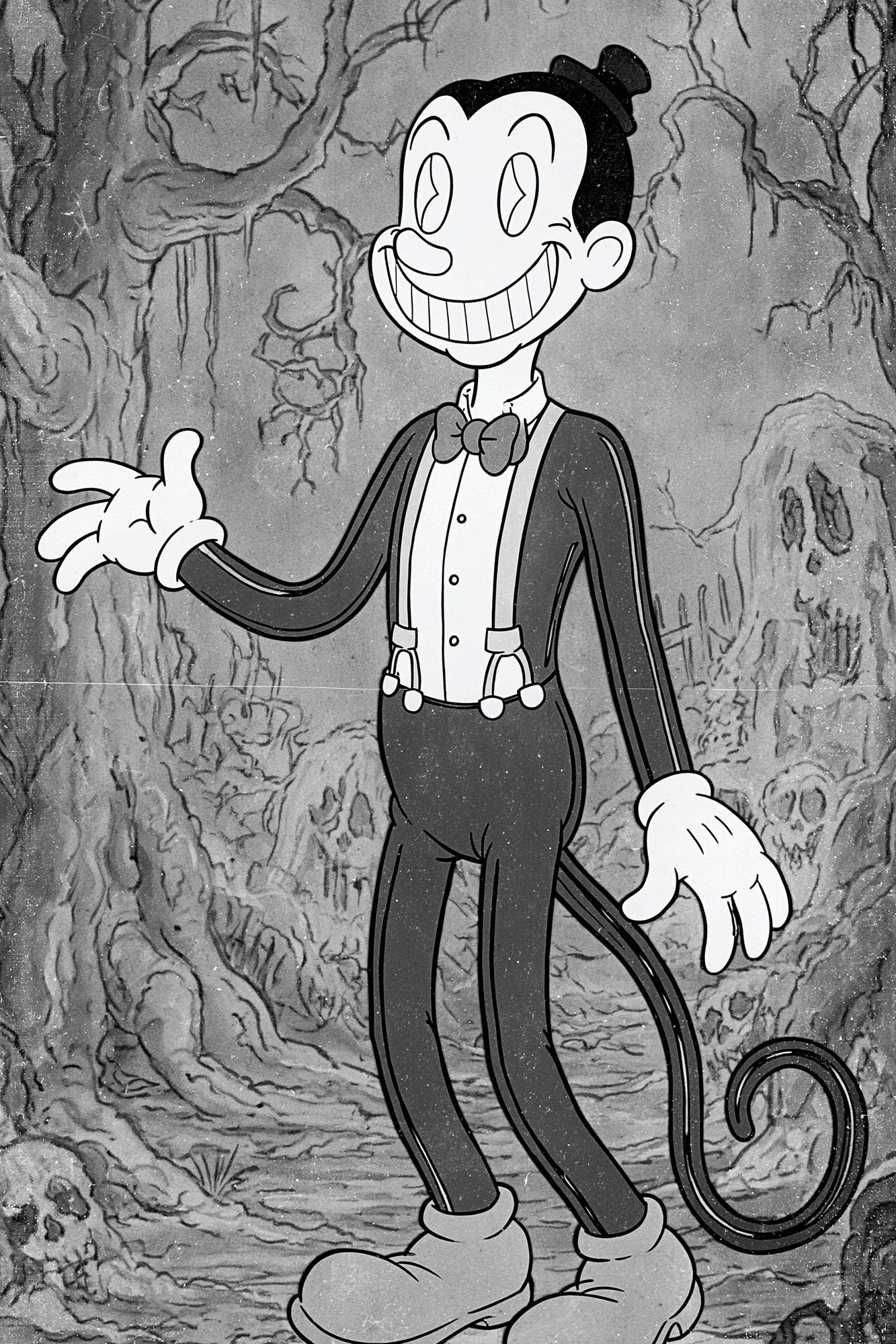 Vintage Cartoon Character Print. poster — vintage art