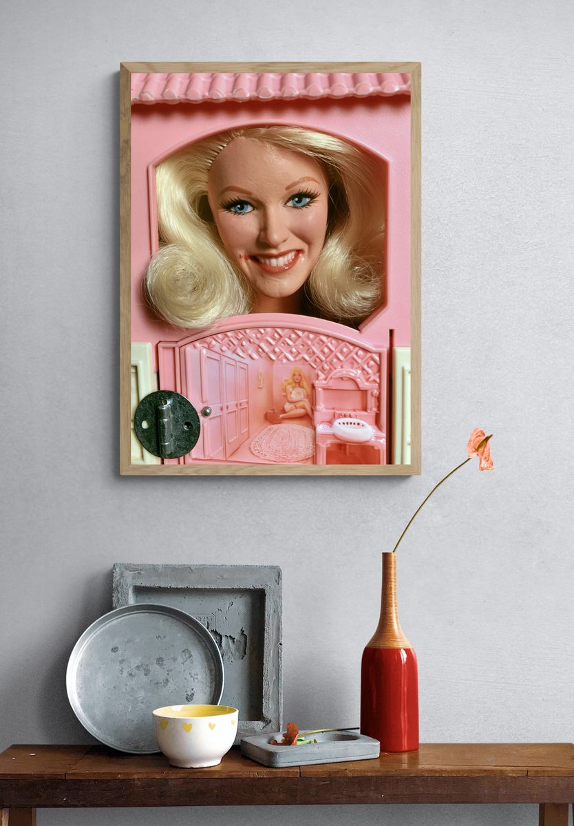 Barbie Doll Portrait Print. — room view 3