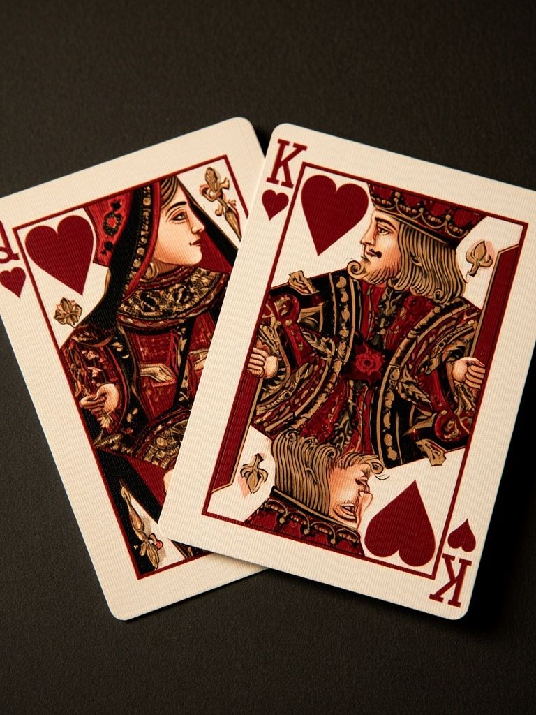 King and Queen of Hearts Poster. poster detail