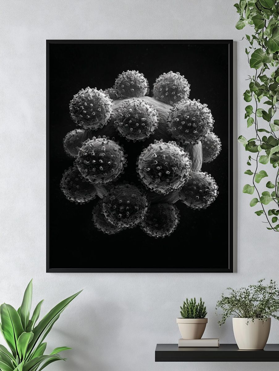 Virus Structure — Fine Art Print. — room view 4