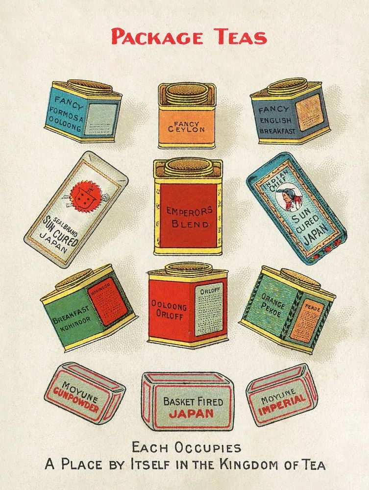 Chase & Sanborn's package teas. poster detail