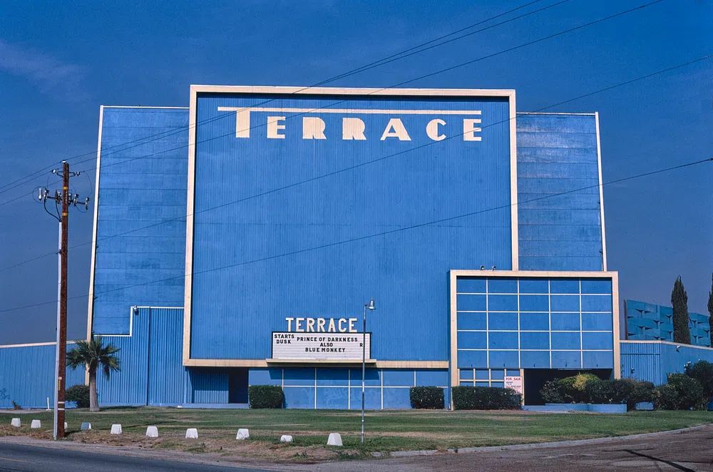 Terrace Theater Vintage Print. poster detail