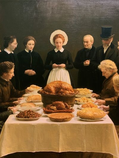 Victorian Thanksgiving Dinner Fine-Art Print.