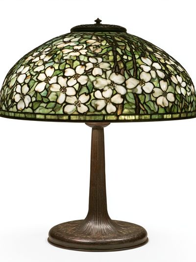 Tiffany-Style Floral Lamp Poster.