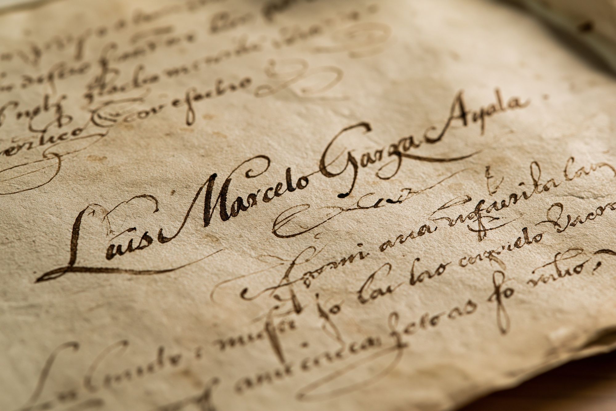Vintage Handwritten Letter Poster. poster detail