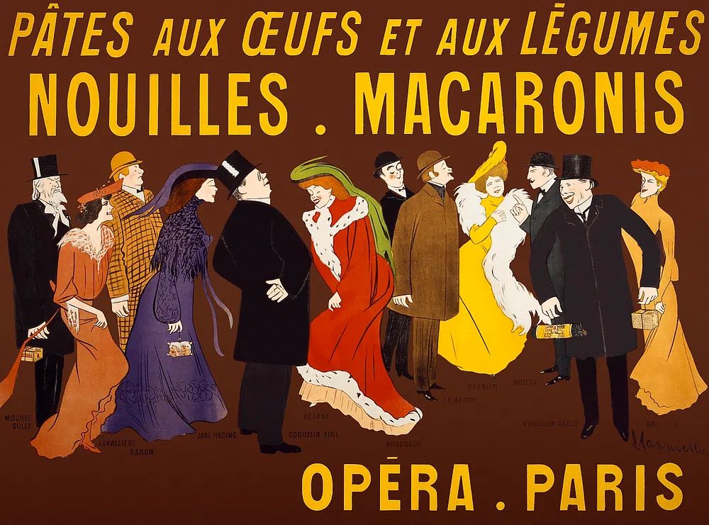 Celebrities holding packages product (1901). poster detail