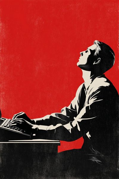 Creative Thinker — Vintage Print. poster print