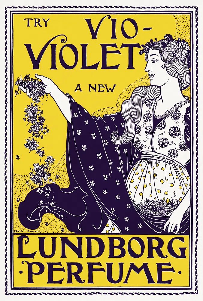 Try vio-violet new Lundborg perfume. poster detail