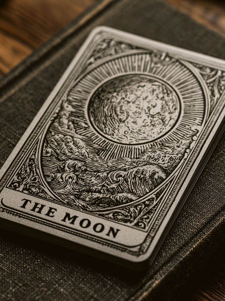 The Moon Tarot Poster. poster detail