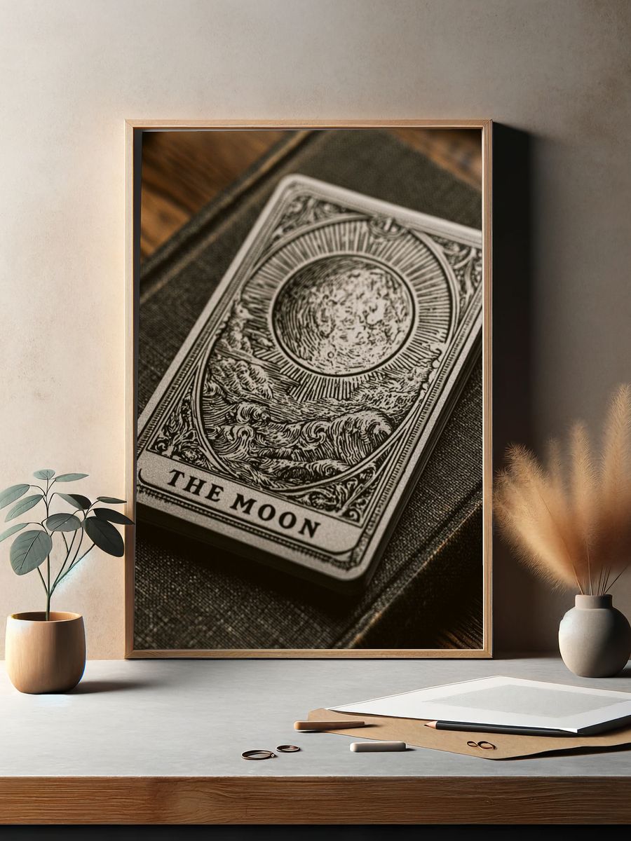 The Moon Tarot Poster. — room view 2
