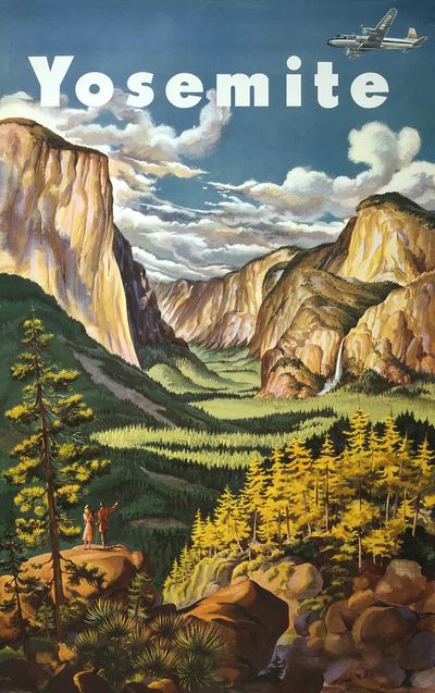 Yosemite. United Air Lines (1945)
